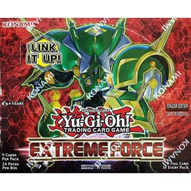 Imagem de YU-GI-OH! Caixa de Booster Extreme Force 2018, Pacote de Booster Cartas Colecionáveis, Baralho