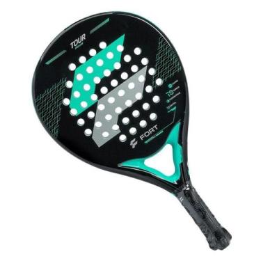 Imagem de Raquete de Padel Fort Tour Preta e Verde