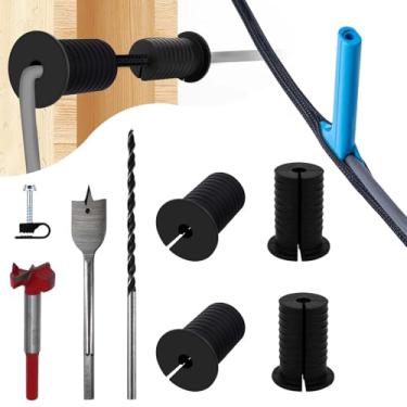 Imagem de Manga trançada de 15 m, protetor de cabo para Starlink Mini, Gen2 e Gen3, equipado com uma ferramenta de amarração (kit de manga de cabo)