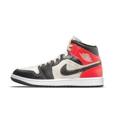 Imagem de Jordan Womens WMNS Air Jordan 1 MID SE DQ6078 100 - Size 10W