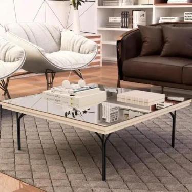 Imagem de Mesa de centro jb 8011 - perola - JB BECHARA