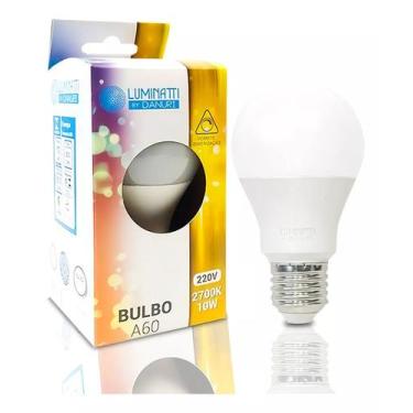 Imagem de Lâmpada Bulbo Led A60 10w 220v 2700k Dimerizavel Luminatti, Branco Que