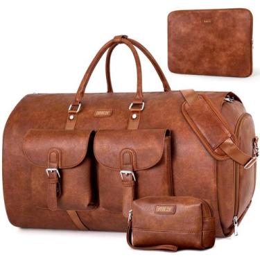 Imagem de Bolsa de Viagem ITIEZY Premium - Couro Sintético Impermeável
