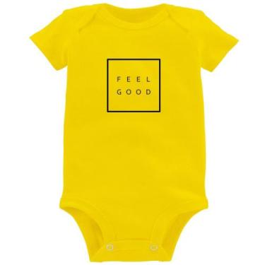 Imagem de Body Bebê Feel Good - Foca na Moda, Amarelo, M
