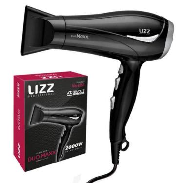 Imagem de Secador de Cabelo Lizz Duo Maxx Preto 2000W Bivolt, Bivolt