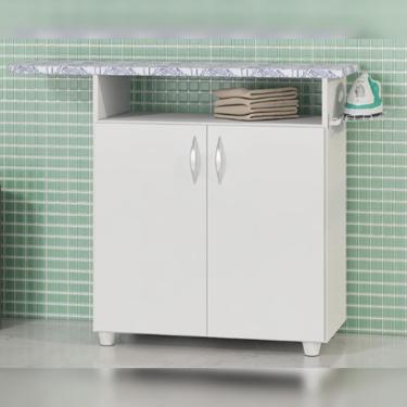 Imagem de Tabua de Passar Notavel Criativa Branco com Armario 1 Porta 3 Prateleiras