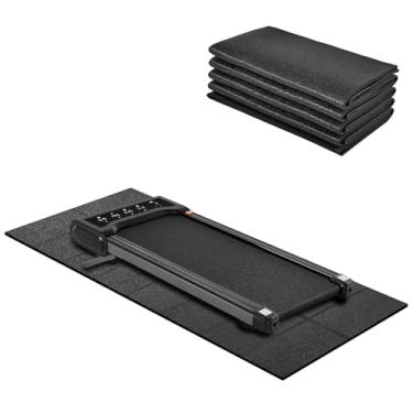 Imagem de WERCHO Tapete de esteira dobrável 177.8 cm x 81.3 cm, 1/10.2 cm de espessura, tapetes de esteira para piso de tapete, impermeável, antiderrapante, equipamento de exercício, tapete para caminhada