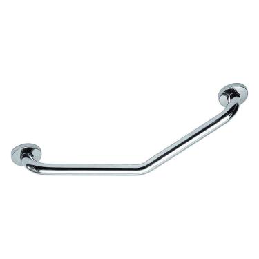 Imagem de Barra de Apoio Angular 25X25cm Aço Inox Acessibilidade Banheiro Box Corrimao Segurança