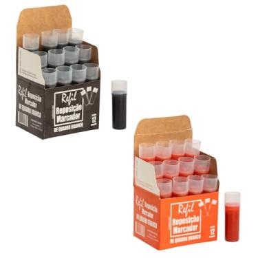 Imagem de Recarga Para Pincel Da Pilot Board Master 2 Caixas Com 12 Un (Vermelho-Preto)