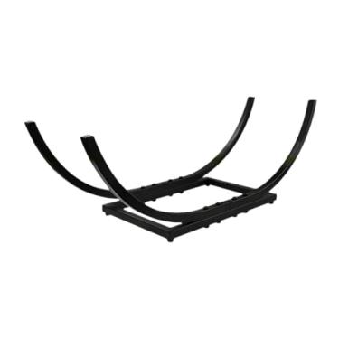 Imagem de IEUDNS Suporte para lenha, suporte para lenha removível, acessórios para lareira resistente, ferro, pequeno, estável para ambientes internos e externos, para, 28x10x10 Inch