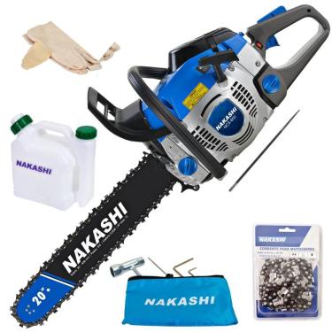 Imagem de Motosserra À Gasolina Nakashi Ncs-650 65,1Cc 2T Robusto