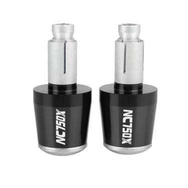 Imagem de Extremidades de manoplas de guidão de motocicleta, tampas de extremidade de manoplas, acessórios deslizantes de peso para NC750X NC 750X NC700 NC700X 2015 2016-2018