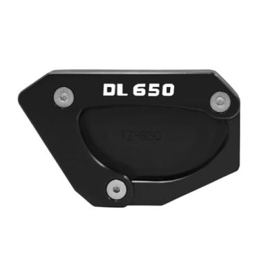 Imagem de Acessórios para motocicletas Placa de extensão para descanso lateral, placa ampliadora, suporte para descanso lateral, para Suzuki DL650 V-Strom Vstrom 650 2012-2023