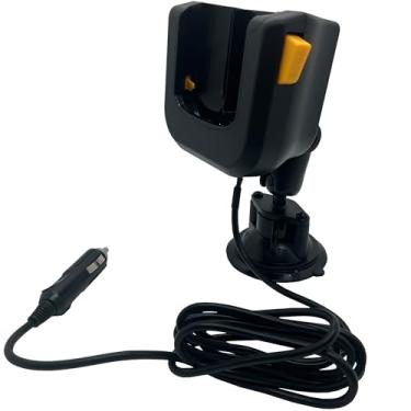 Imagem de Carregador com suporte para scanners de código de barras Zebra TC51 TC510K TC52 TC52X TC56 TC57 TC57X – Suporte para carro com cabo de carregamento de isqueiro, base de veículo para scanner portátil