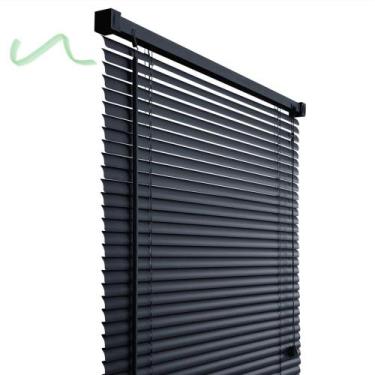 Imagem de Persiana Para Quarto Cozinha E Sala Preta 140x130cm - Atlas
