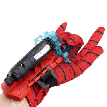 Imagem de Brinquedo Infantil Luva e Lançador com 3 Dardos e Linha Imita Teia Do 