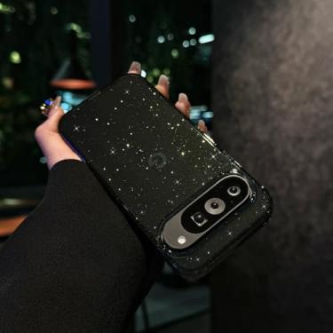 Imagem de Capa magnética feminina para Google Pixel 9 Pro XL, [efeito holográfico iridescente de mudança de cor] Capa protetora protetora fosca moderna, fina, fofa e exclusiva para Pixel 9 Pro XL