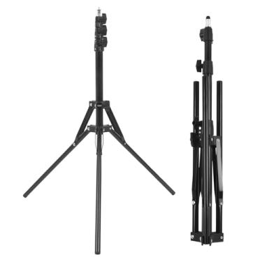 Imagem de Samshow Suporte de tripé profissional para placar, comprimento ajustável, marcador de pontuação para placar e cronômetro, ideal para futebol americano, buraco de milho, pingue-pongue, tênis de mesa