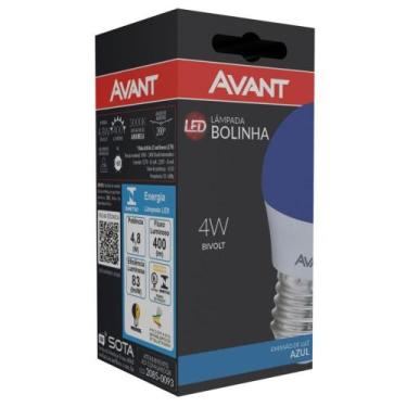 Imagem de Lâmpada Led Bolinha 4w Azul Azul - AVANT