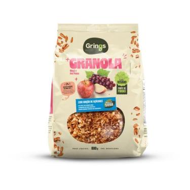 Imagem de Granola maça e uva passa zero 800g grings