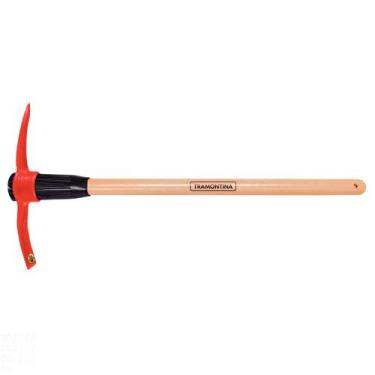 Imagem de Picareta Estreita Tramontina em Aço Tamanho 4 com Cabo de Madeira 90 c
