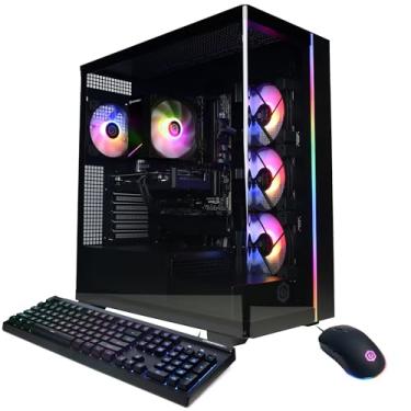Imagem de CyberPowerPC Gamer Master Gaming PC, AMD Ryzen 7 9700F 3,8GHz, Radeon RX 7700 16GB, 16GB DDR5, SSD PCIe 4.0 de 1TB, Pronto para WiFi e Windows 11 Home (GMAI6800A)