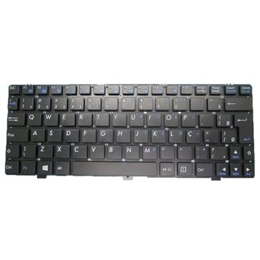 Imagem de Teclado laptop para CLEVO M1110 M1110Q M1111 M1115 W310CZ MP-08J68PA-4303W 6-80-W3100-330-1 Brasil BR Preto Sem Moldura