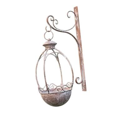 Imagem de Generic Vaso de parede para plantas, vaso de flores rústico clássico, de flores suspenso para parede, de suspenso para pátio, jardim, corrimão