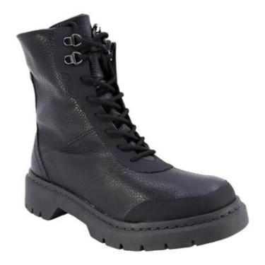 Imagem de Bota Coturno Usaflex Couro Feminina-Feminino