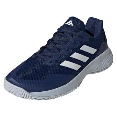 Imagem de adidas Gamecourt 2.0 Tênis masculino, Azul escuro/branco/azul halo, 8