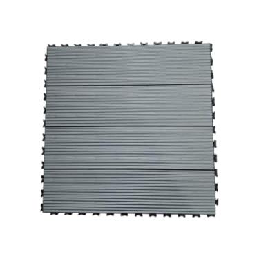 Imagem de Piso Modular Deck 30cm Prato Áreas Externas Plástico Prata Piscina Jardim Montagem Rápida (2)