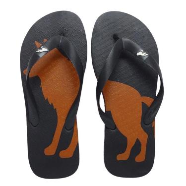 Imagem de Chinelo Acostamento Masculino Estampa Lobo Tradicional-Masculino