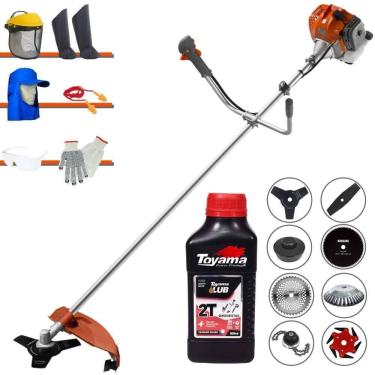 Imagem de Roçadeira 8 Em 1 Rl520acg2 52cc 2hp + Epi + óleo Toyama