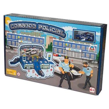 Imagem de Pista de Carrinhos Comando Policial Braskit