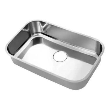 Imagem de Cuba De Embutir Pia Brilho Docol Riva 56x34 Cs2 Inox 430