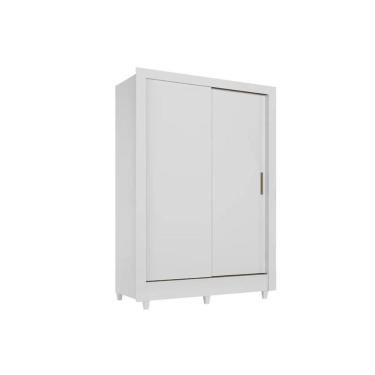 Imagem de Guarda Roupas 2 Portas de Correr Bélgica Branco - Santos Andirá