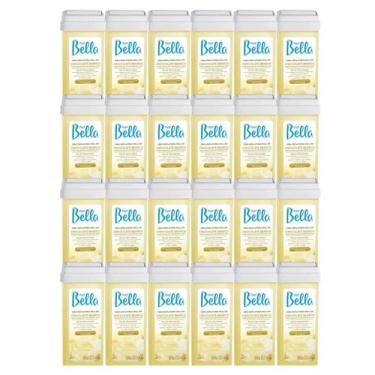 Imagem de Kit Cera Depil Bella Roll-on Chocolate Branco 24 unidades