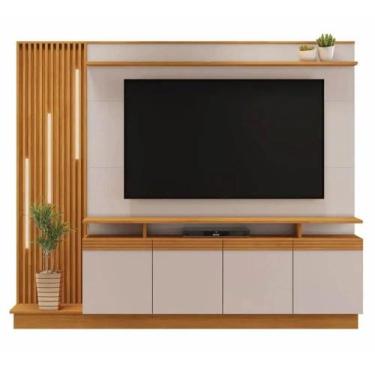 Imagem de Home Absoluto Estante para Tv Até 65 Polegadas com Led 4 Portas Jcm Co