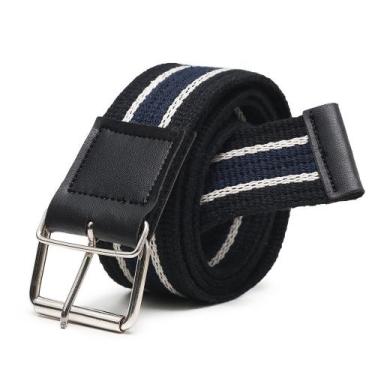 Imagem de Cinto Masculino Em Lona Tecido Gorgurão Costurado Lançamento - TOP 10 