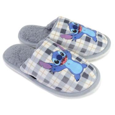 Imagem de Pantufa Unissex Maria Emilia Disney Stitch Cinza - 8334 - Maria Emília