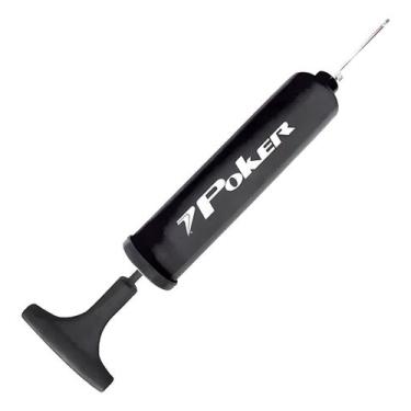 Imagem de Bomba De Ar Com Agulha Way Poker Encher Inflar Cor Preto