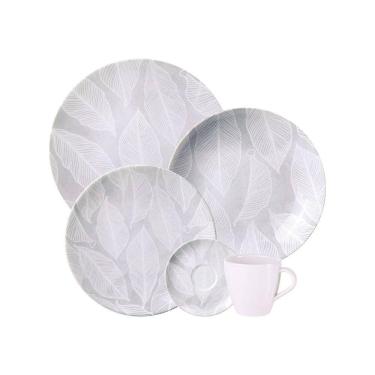Imagem de Aparelho De Jantar Tramontina Arbo Porcelana Decorada 20 Peças