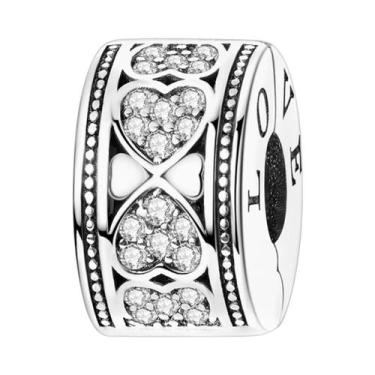Imagem de Pulseira Feminina De Prata Esterlina 925 Com Pingentes De Cachorro, Co