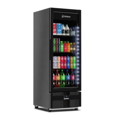 Imagem de Freezer Vertical Imbera EVZ21 Max 597L Tripla Função FullBlack Porta d