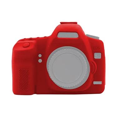 Imagem de HONGYAN capa da câmera Caso de proteção de silicone suave para Canon EOS 5D Mark II acessórios para câmera