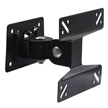 Imagem de Braço do Monitor Suporte de monitor de montagem na parede, movimento completo 14-24 polegadas 180 ° giro e inclinação televisão Suporte de montagem, aço resistente LED LCD. Suporte de monitor, preto S