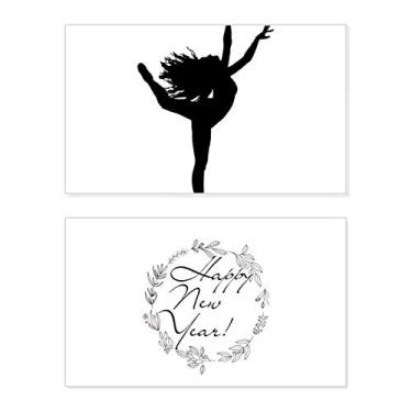 Imagem de Sports Dance Dancer Performance Art New Year Festival Greeting Card Bless Message Gift
