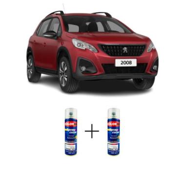 Imagem de Tinta Spray Automotiva Vermelho Rubi - EPY Peugeot  300ml + Spray Vern