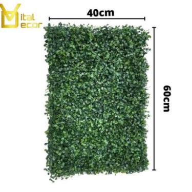 Imagem de 10 Placas Buchinho Artificial 60X40 Grama Muro Inglês - Vital Decor