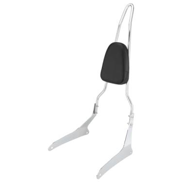 Imagem de Motaux Passenger Sissy Bar encosto macio para Yamaha V Star 1300 XVS1300 XVS1300A XVS950 Midnight 2007-2015, cromado